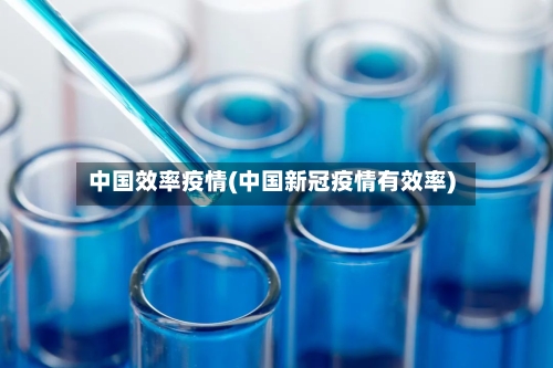 中国效率疫情(中国新冠疫情有效率)