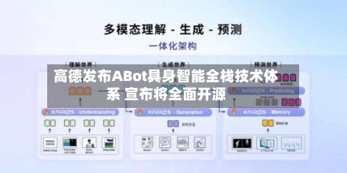 高德发布ABot具身智能全栈技术体系 宣布将全面开源