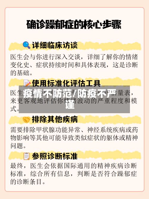 疫情不防范/防疫不严谨