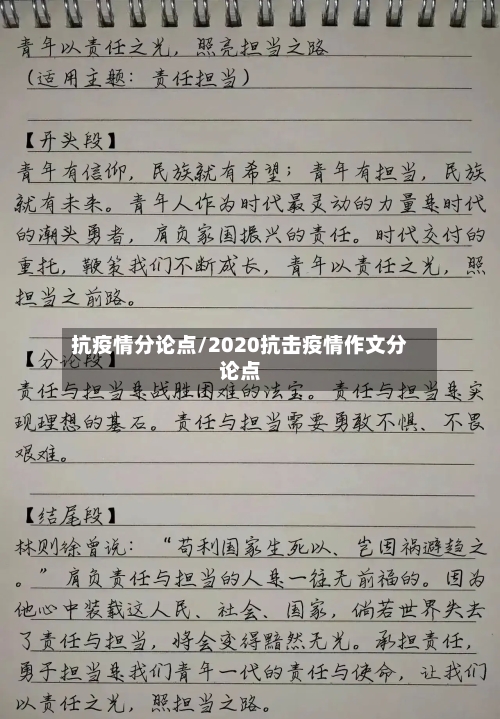 抗疫情分论点/2020抗击疫情作文分论点-第2张图片