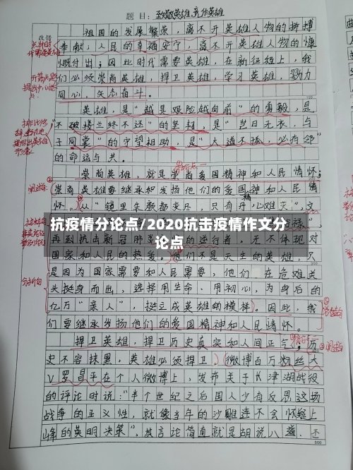 抗疫情分论点/2020抗击疫情作文分论点