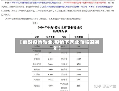 【面对疫情就业,疫情下就业面临的困难】-第2张图片
