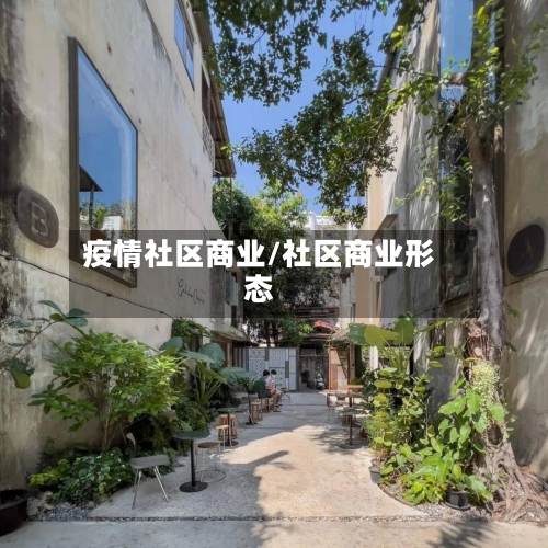 疫情社区商业/社区商业形态