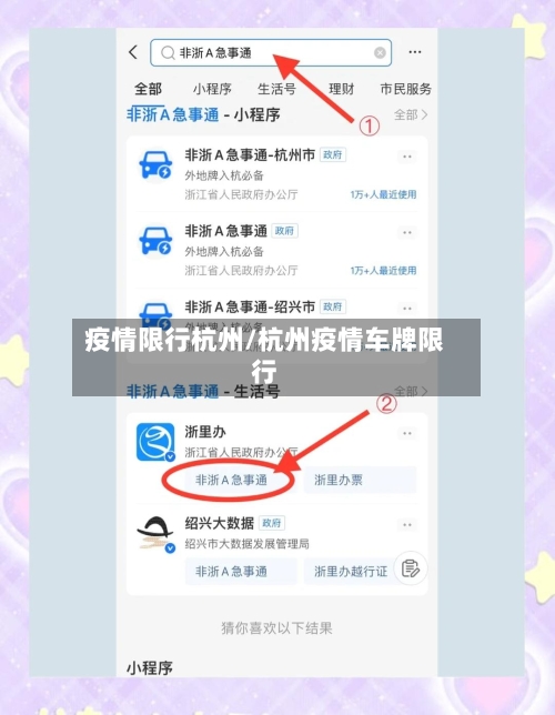 疫情限行杭州/杭州疫情车牌限行