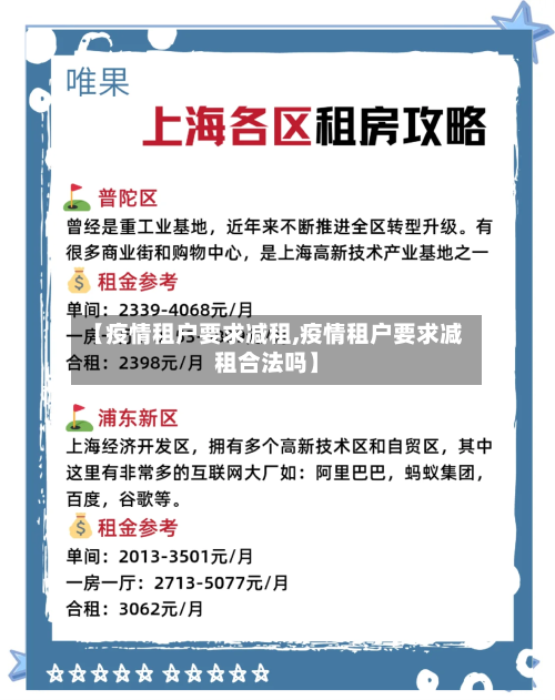 【疫情租户要求减租,疫情租户要求减租合法吗】