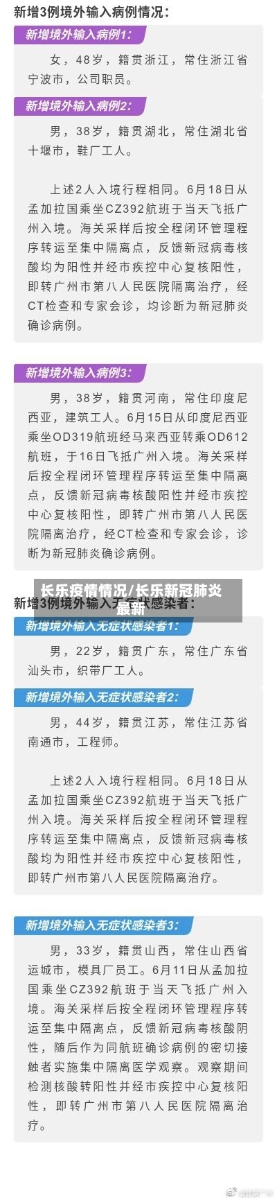 长乐疫情情况/长乐新冠肺炎最新-第3张图片