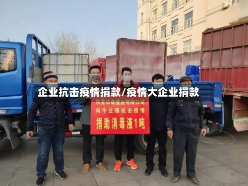 企业抗击疫情捐款/疫情大企业捐款