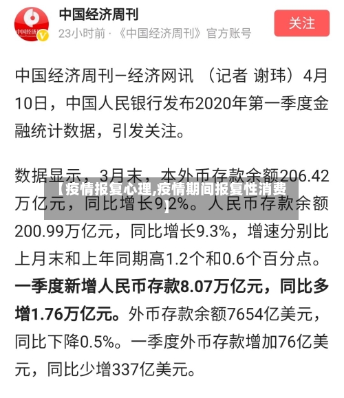 【疫情报复心理,疫情期间报复性消费】